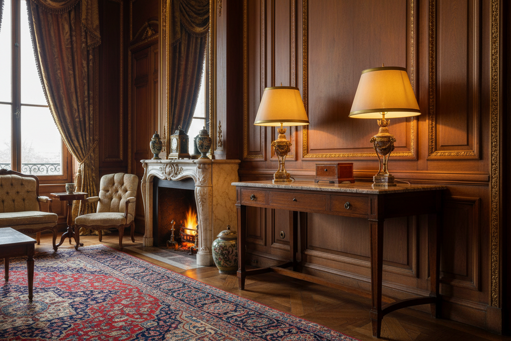 Pair of Louis XVI style lamps