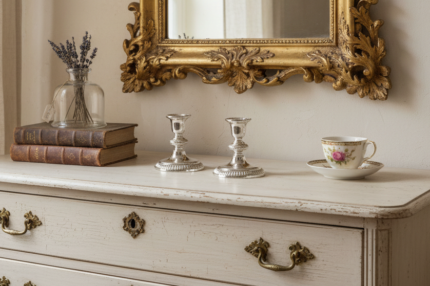 Paire de chandeliers en argent sterling — Birks