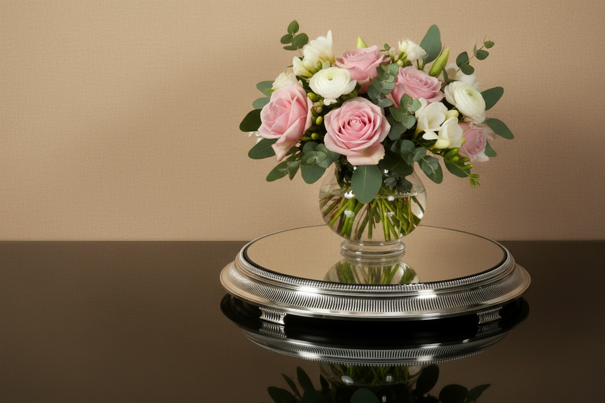 Plateau de présentation miroir - Forbes XXe siècle