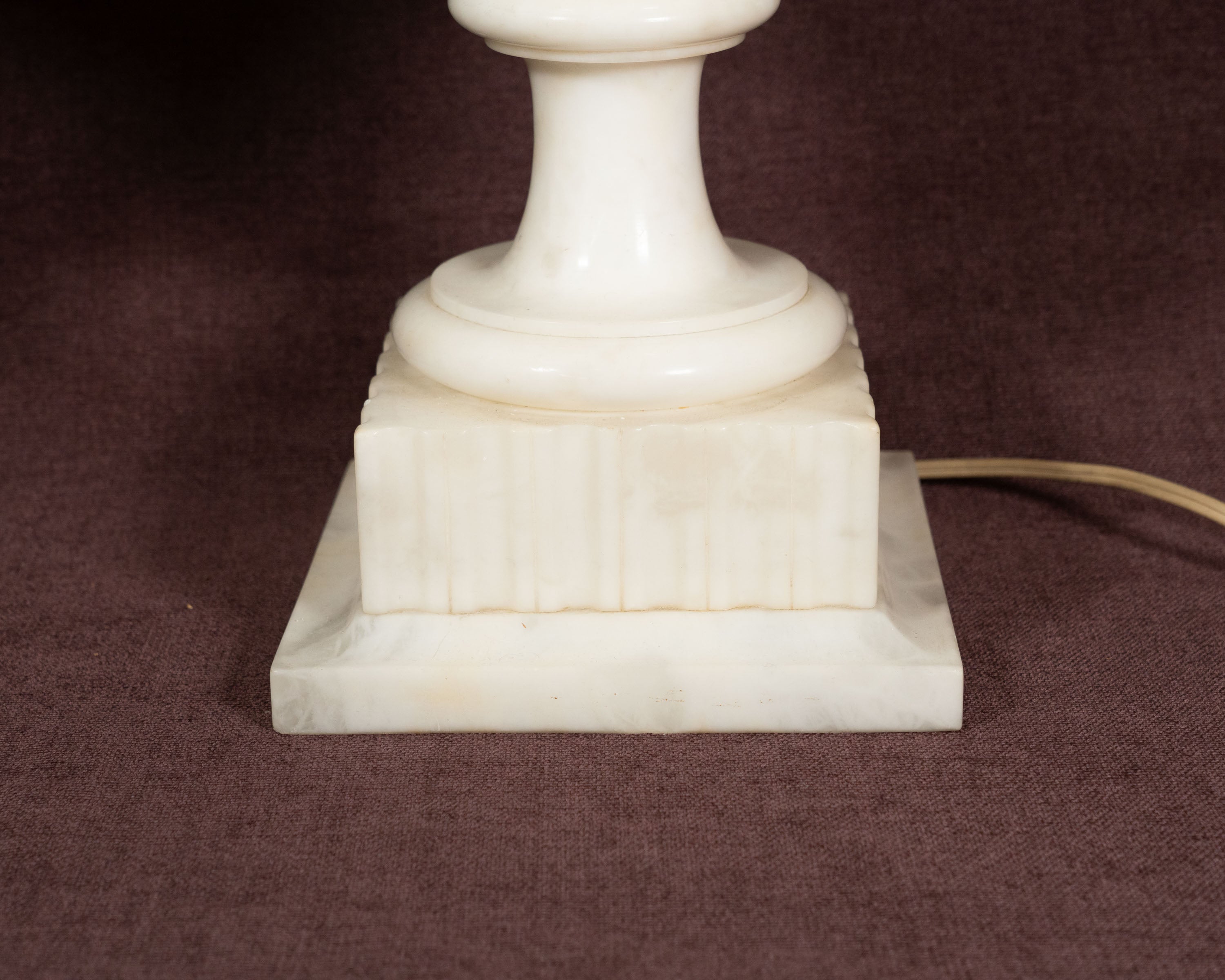 Paire de lampes liturgiques en albâtre | Art sacré italien