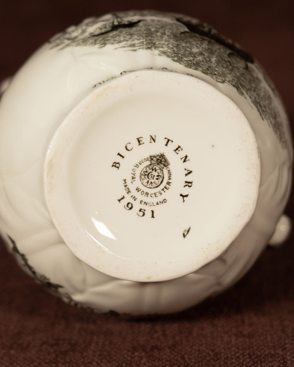 Royal Worcester Commemorative Jug – Bicentenary 1751–1951