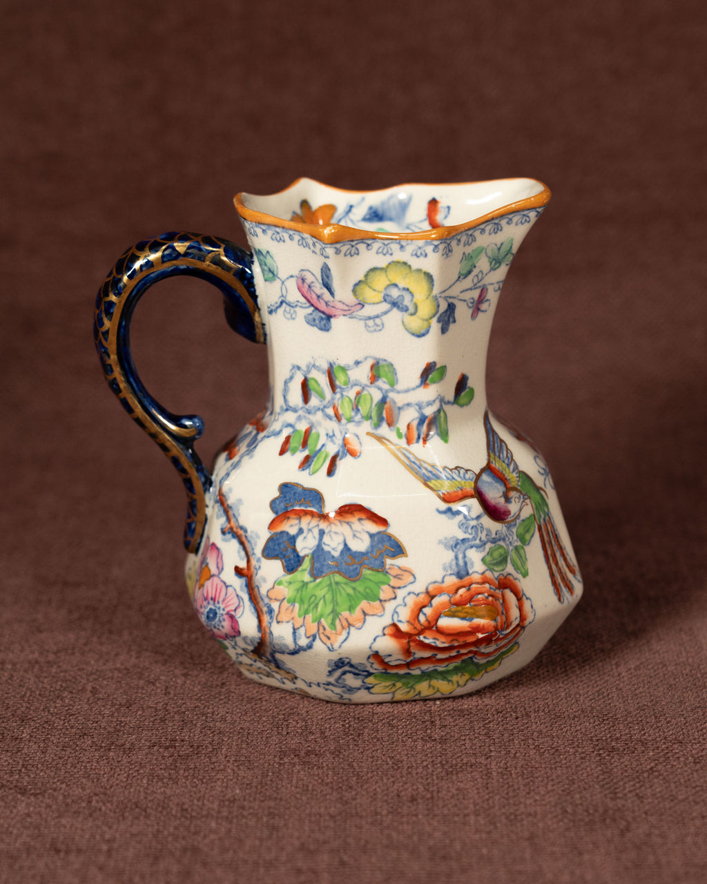 Mason's Floral Pitcher - English Ironstone China