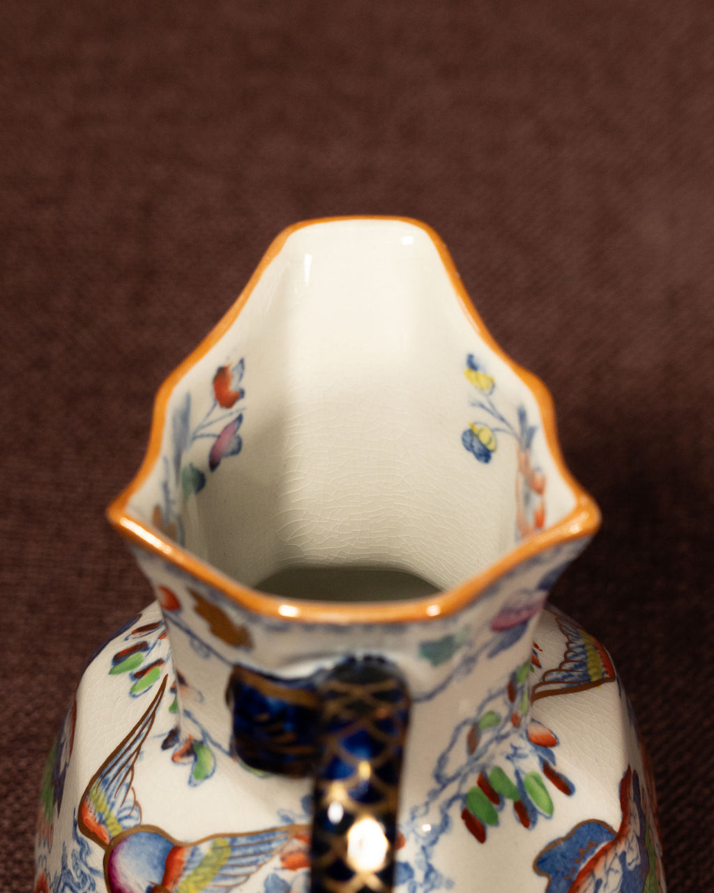 Mason's Floral Pitcher - English Ironstone China