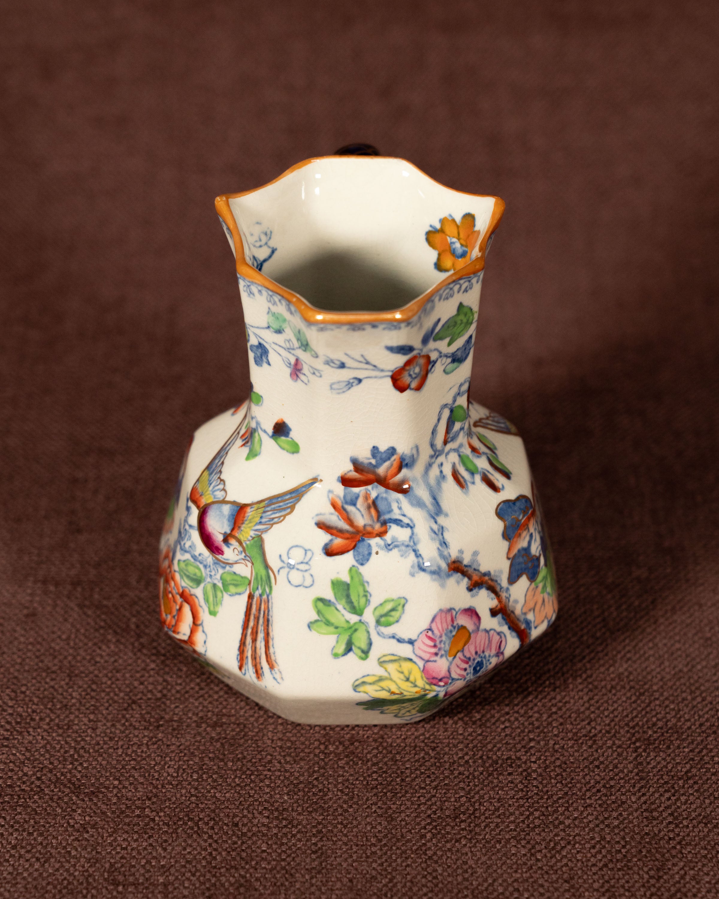Mason's Floral Pitcher - English Ironstone China