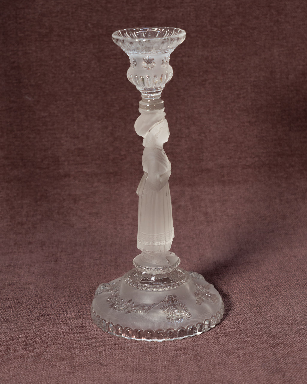 Frosted glass chandelier