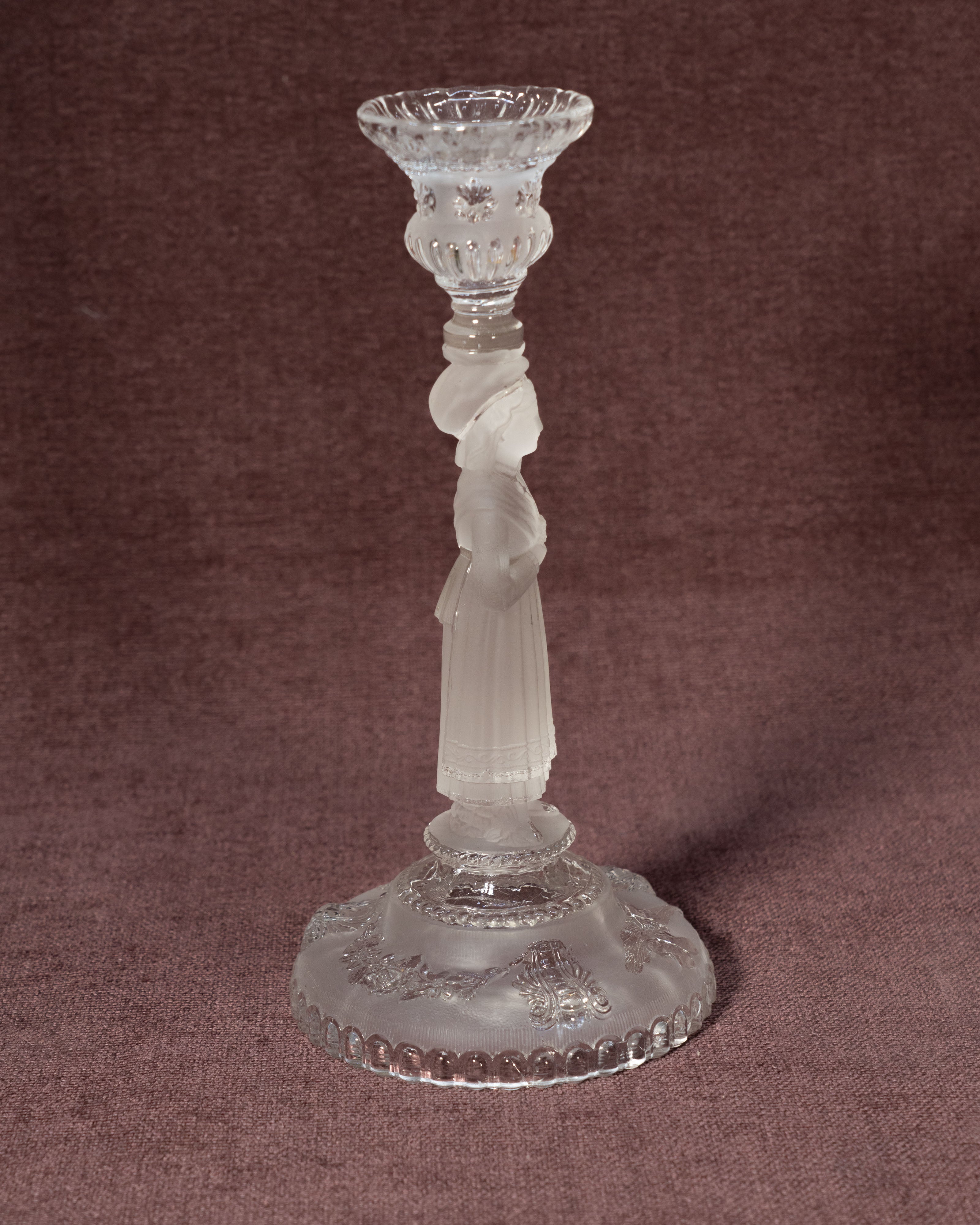 Frosted glass chandelier
