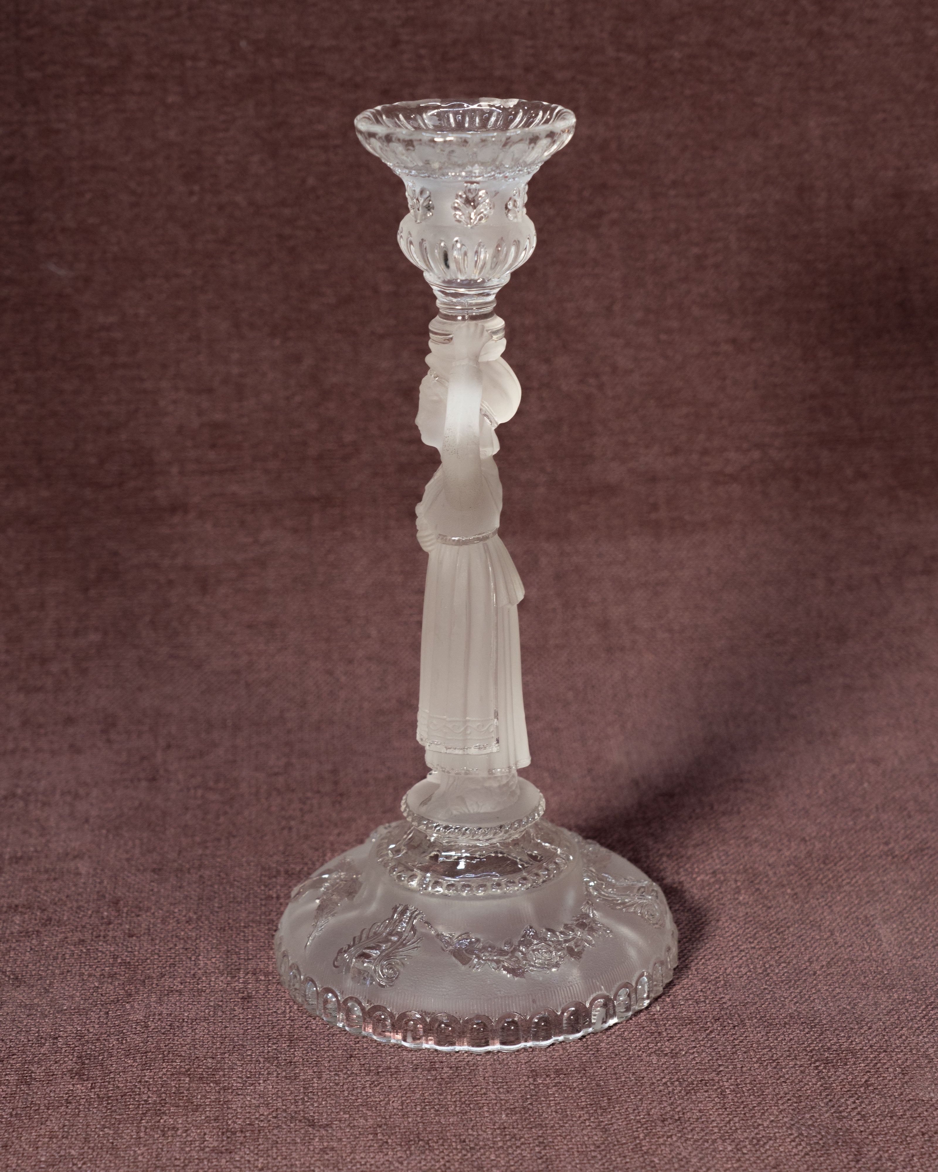 Frosted glass chandelier
