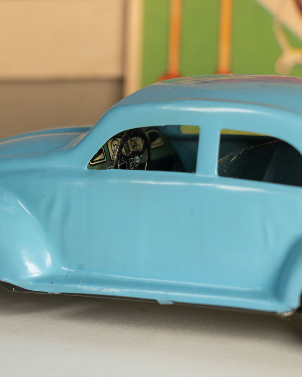 JNF Neuhierl Volkswagen Beetle toy — Occupied Germany, with original box