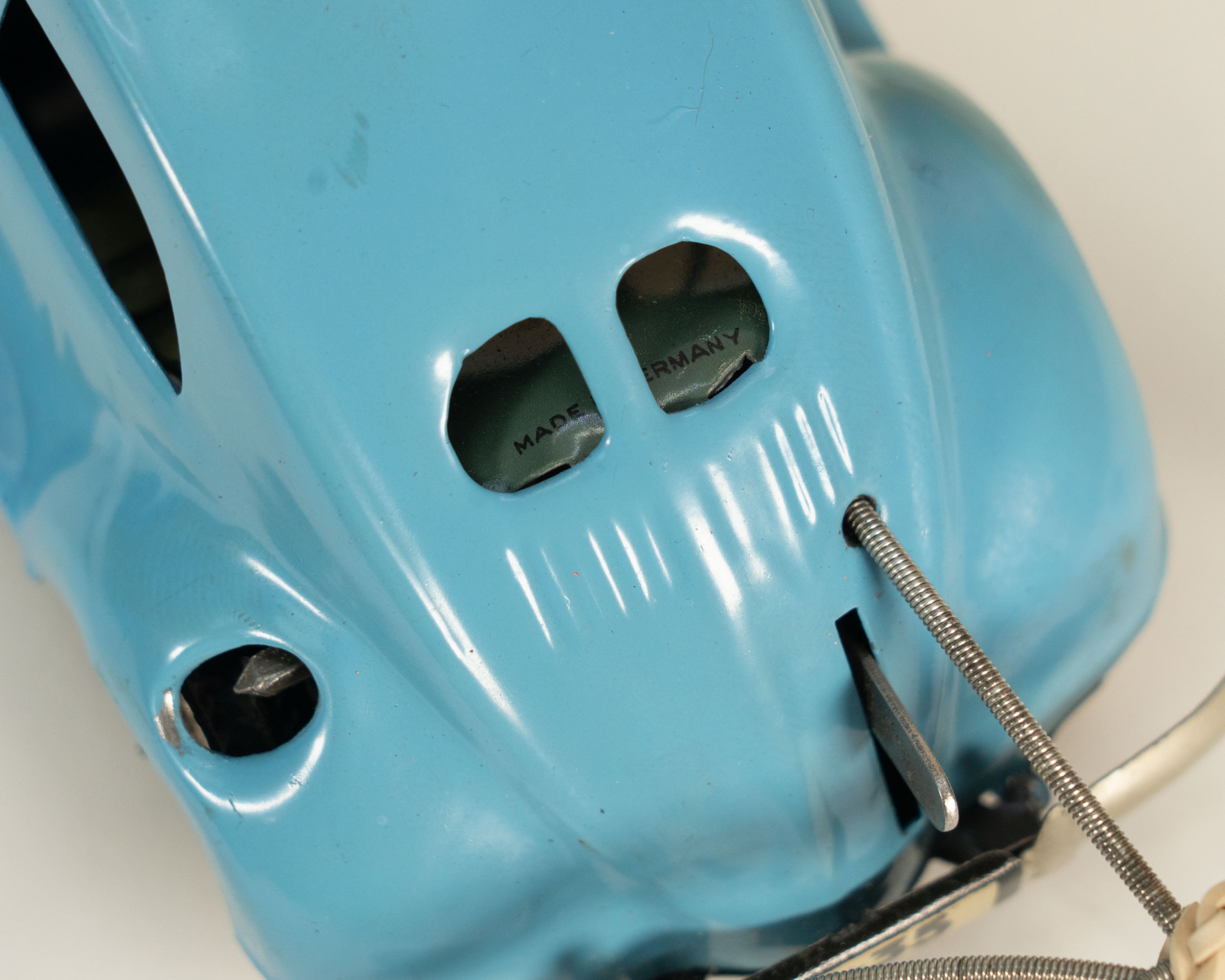 JNF Neuhierl Volkswagen Beetle toy — Occupied Germany, with original box