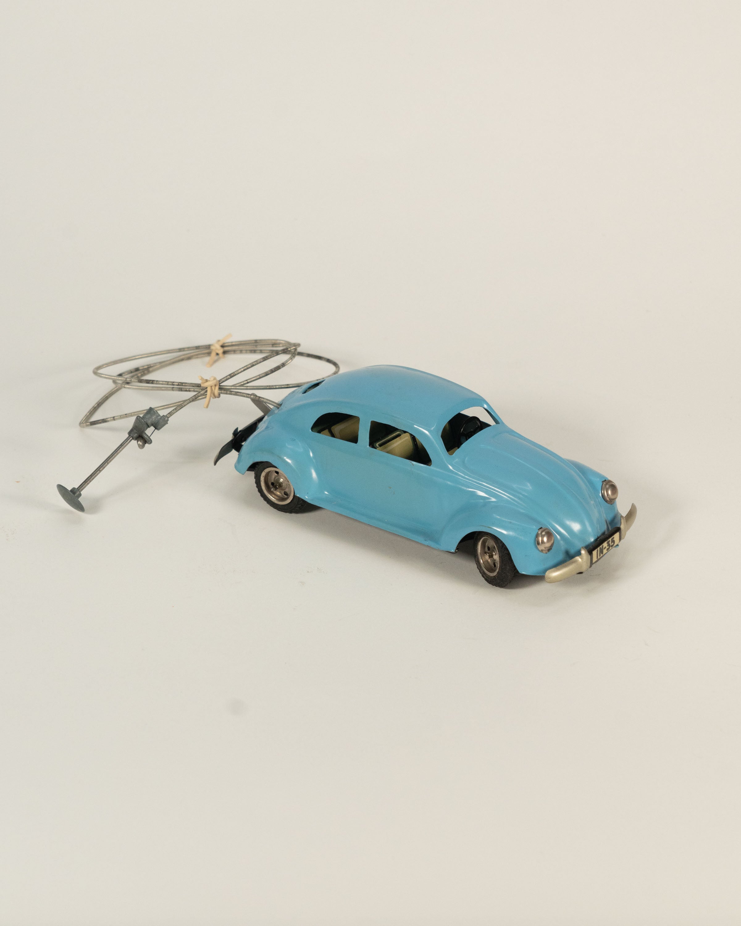 JNF Neuhierl Volkswagen Beetle toy — Occupied Germany, with original box