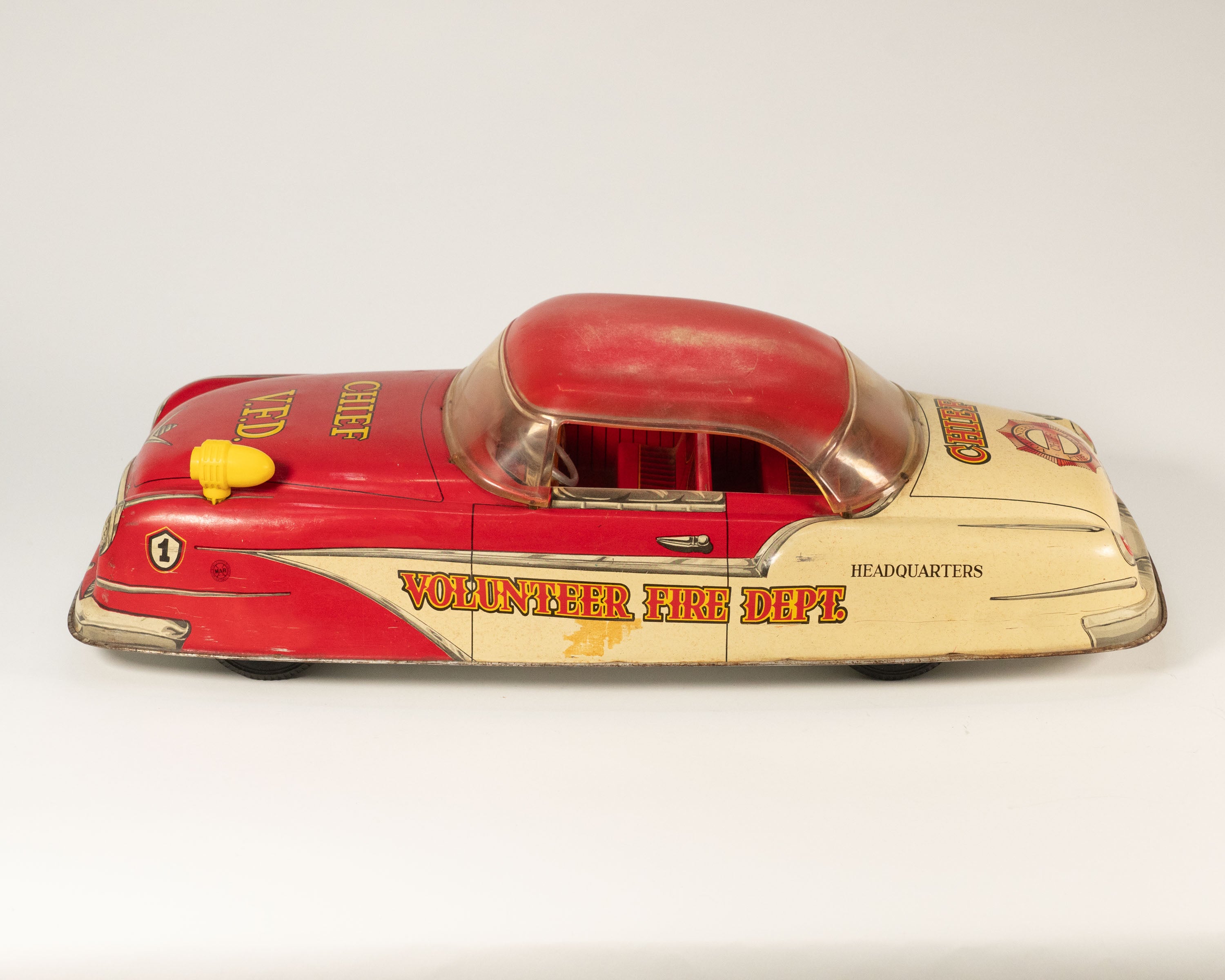 Marx Toys Toy Fire Engine - USA, mid-20th century