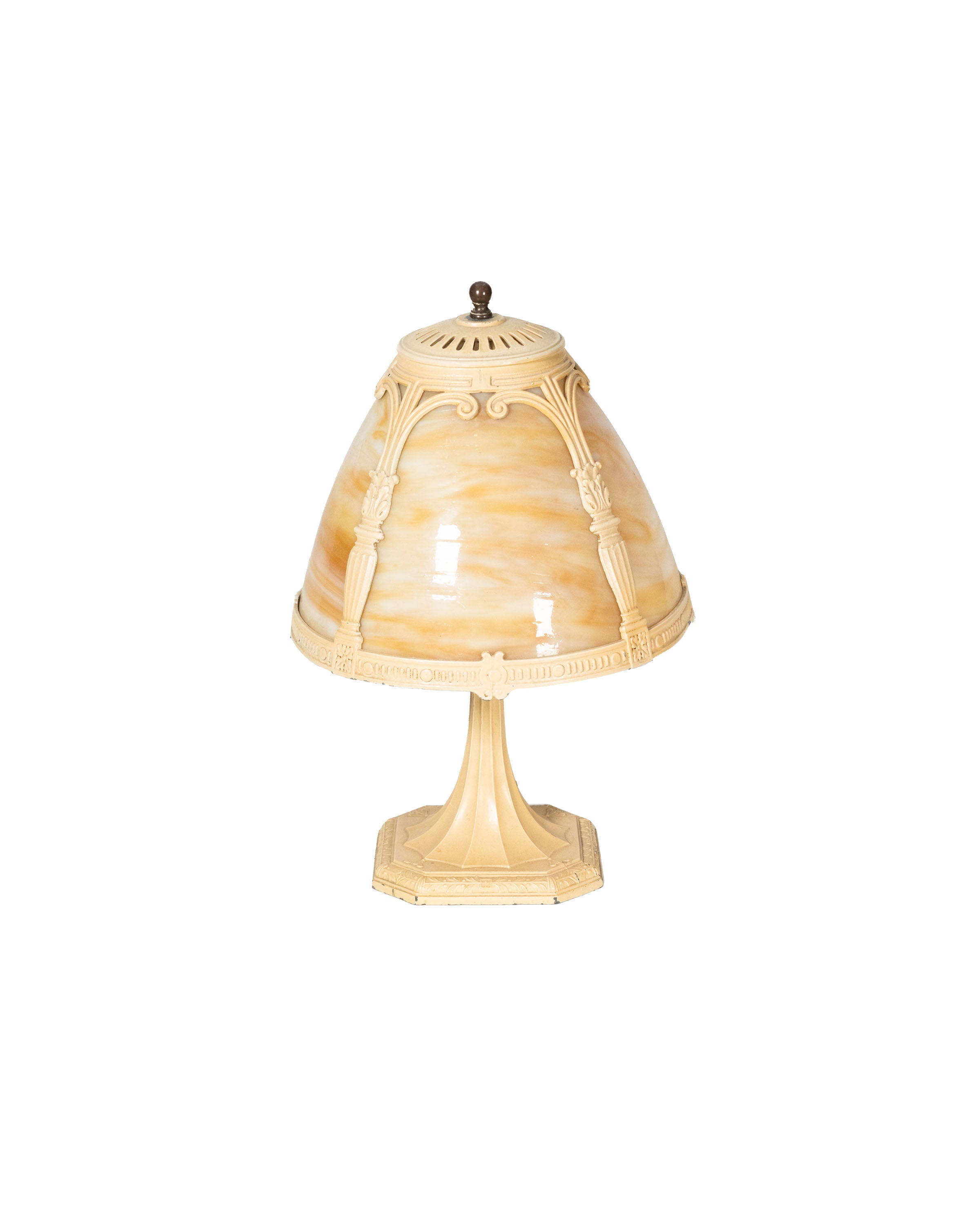 Lampe d’appoint à panneau en vitre