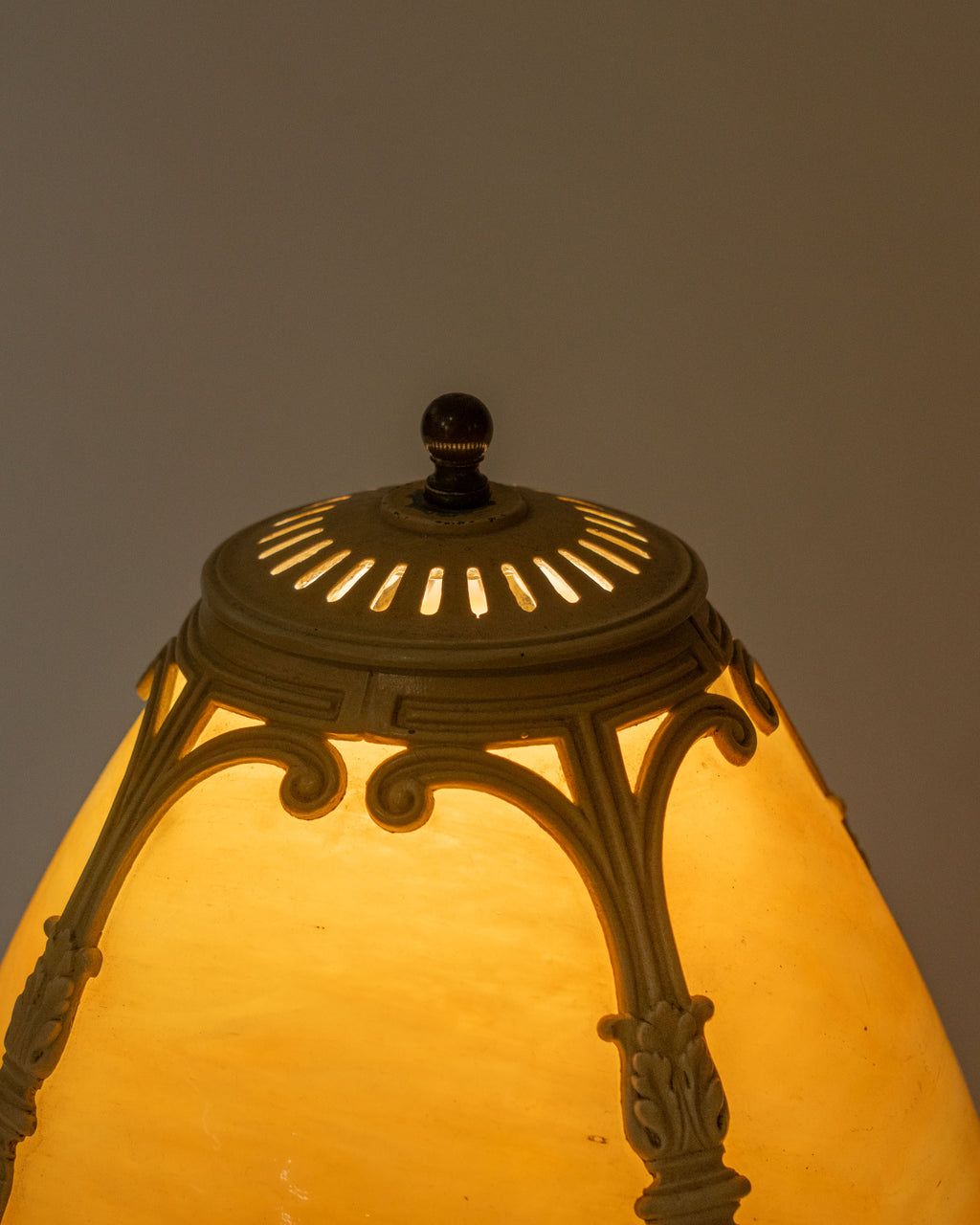 Lampe d’appoint à panneau en vitre