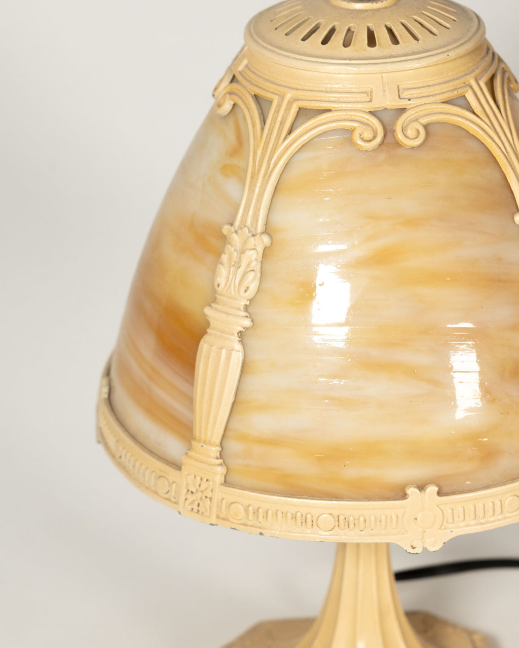 Lampe d’appoint à panneau en vitre
