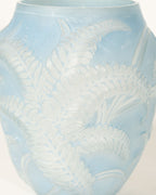 Art Nouveau Frosted Glass Vase