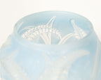 Art Nouveau Frosted Glass Vase