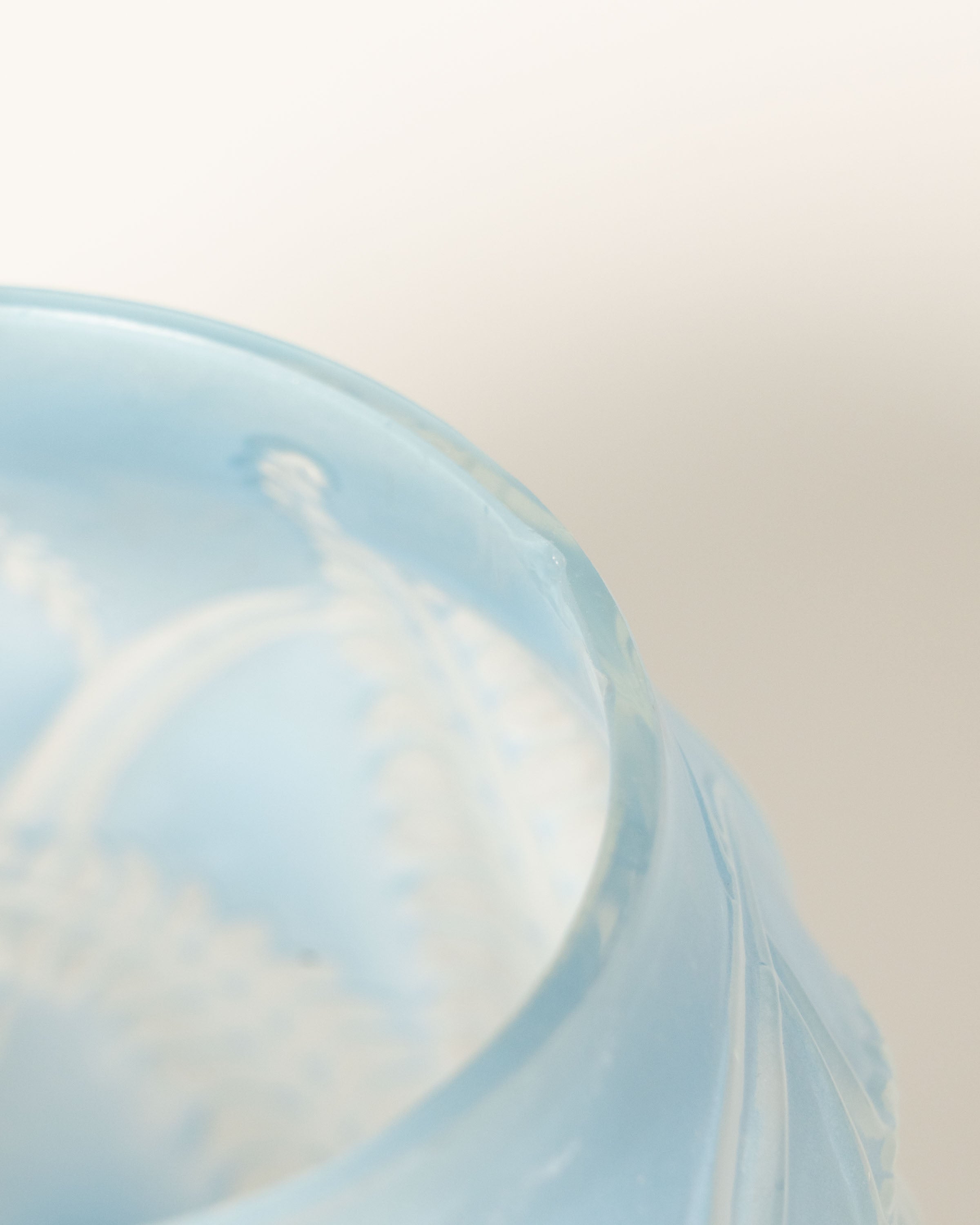 Art Nouveau Frosted Glass Vase