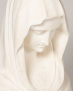 Marble bust Virgin Mary