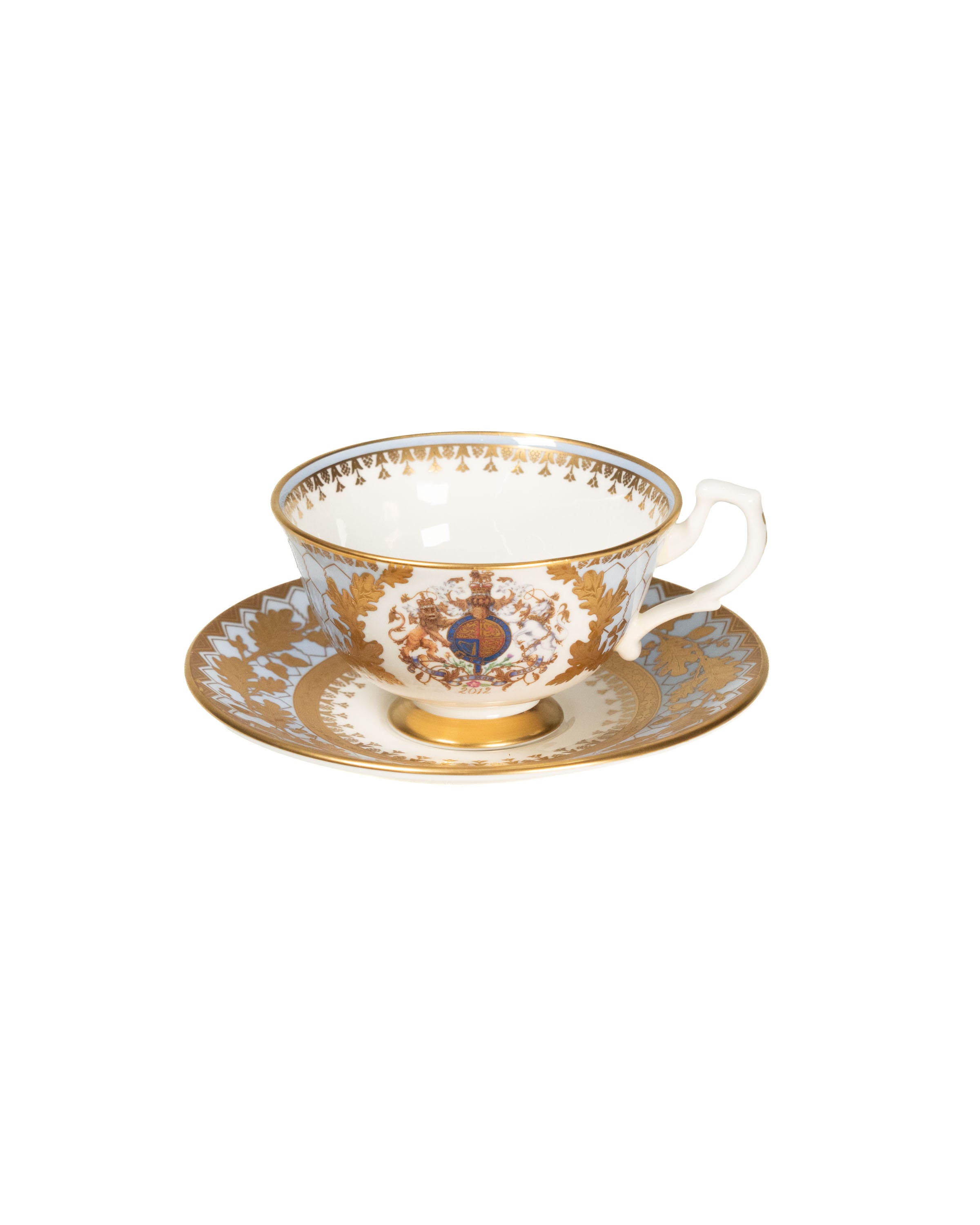 Tasse à thé commémorative Jubilé de diamant — Reine Élizabeth II, 60 ans de règne, 2012