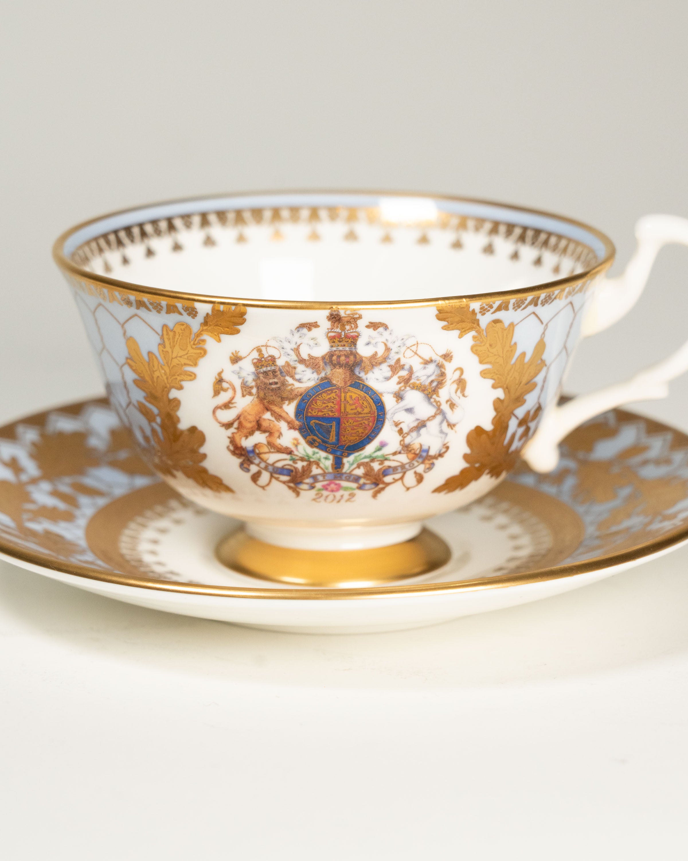 Tasse à thé commémorative Jubilé de diamant — Reine Élizabeth II, 60 ans de règne, 2012