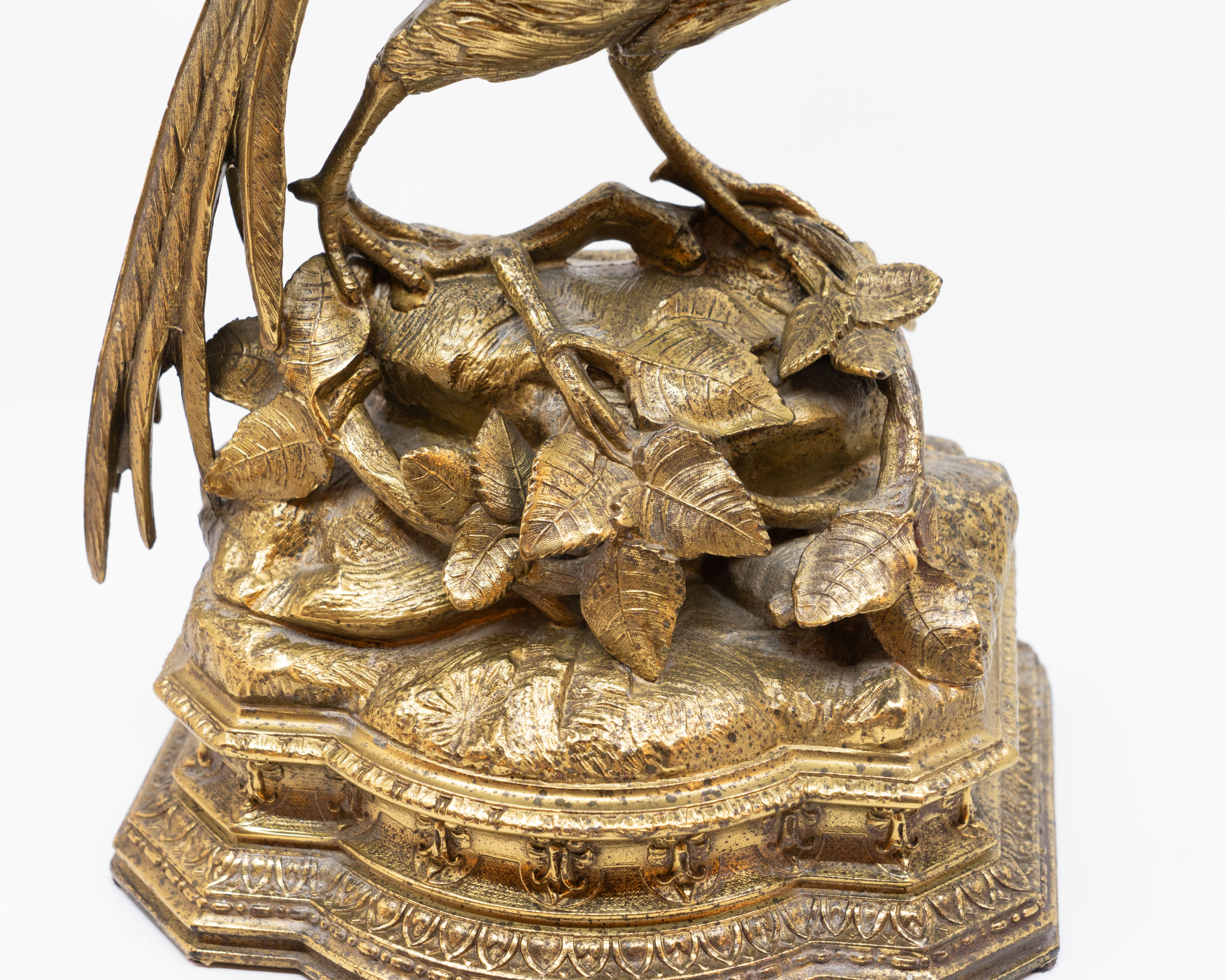 Pheasant attributed to Jules Moigniez (1835–1894) – French animal sculpture