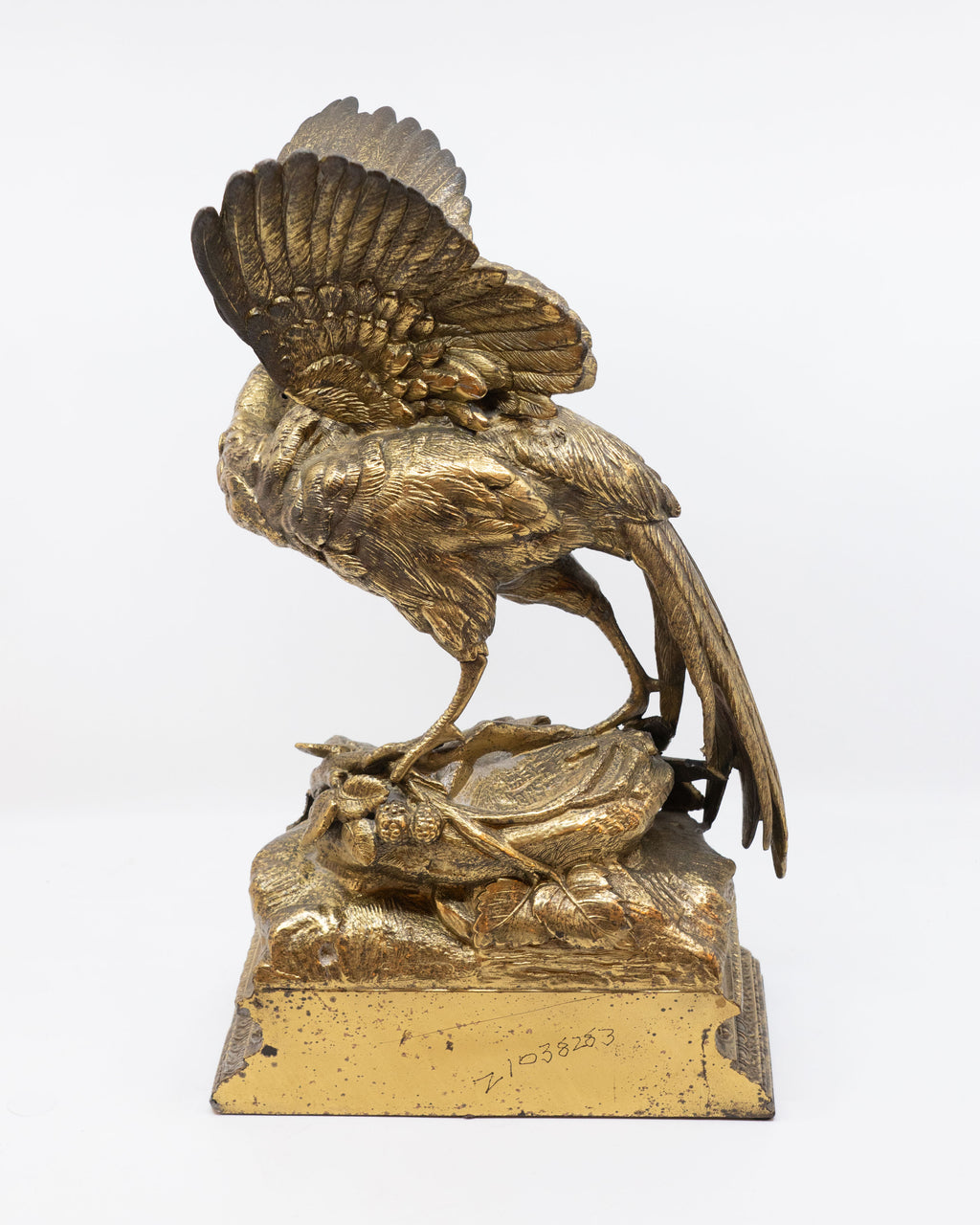 Pheasant attributed to Jules Moigniez (1835–1894) – French animal sculpture