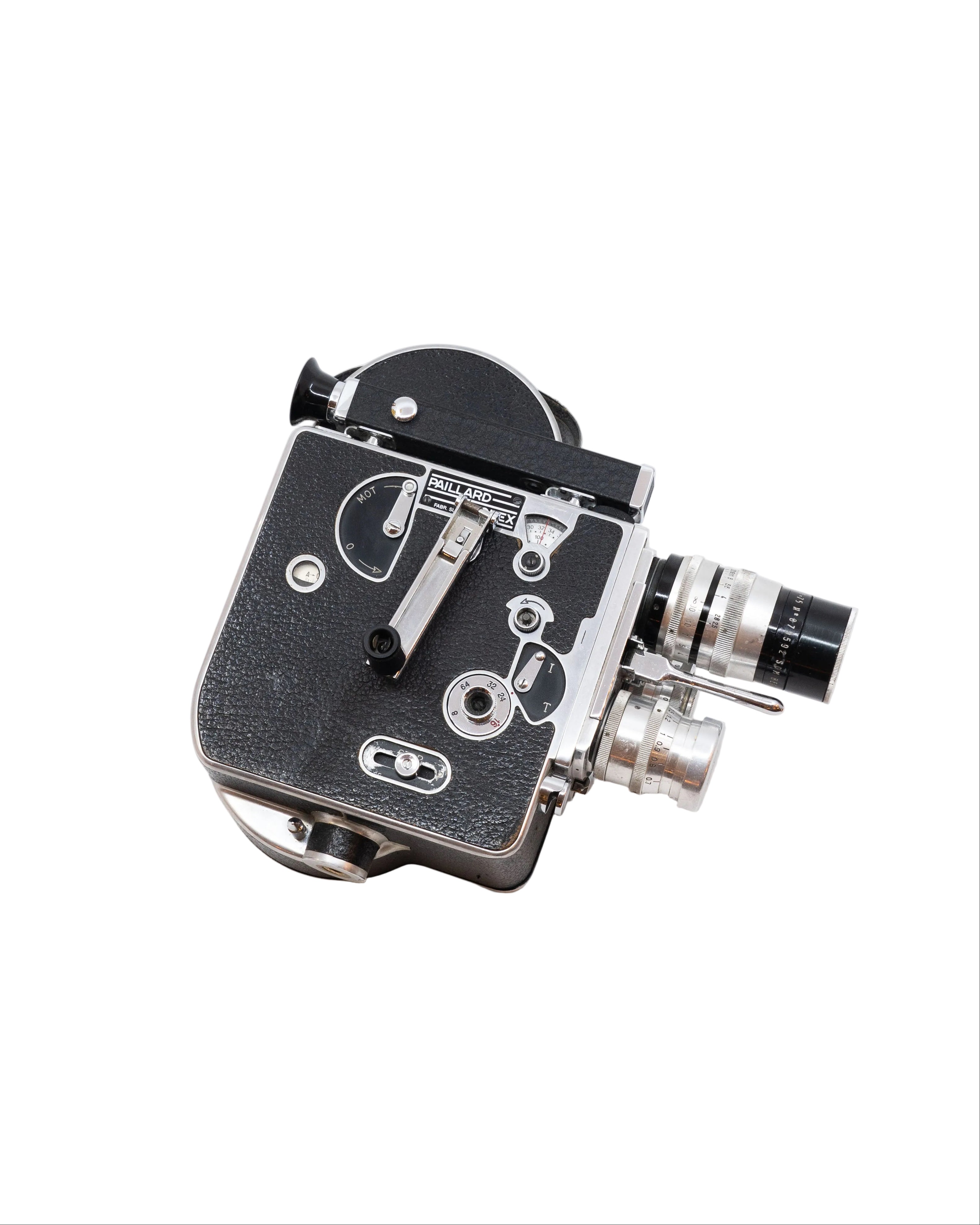 Caméra ciné Paillard Bolex H16 – 4 objectifs dont Angénieux 20–80mm, boîte d’origine