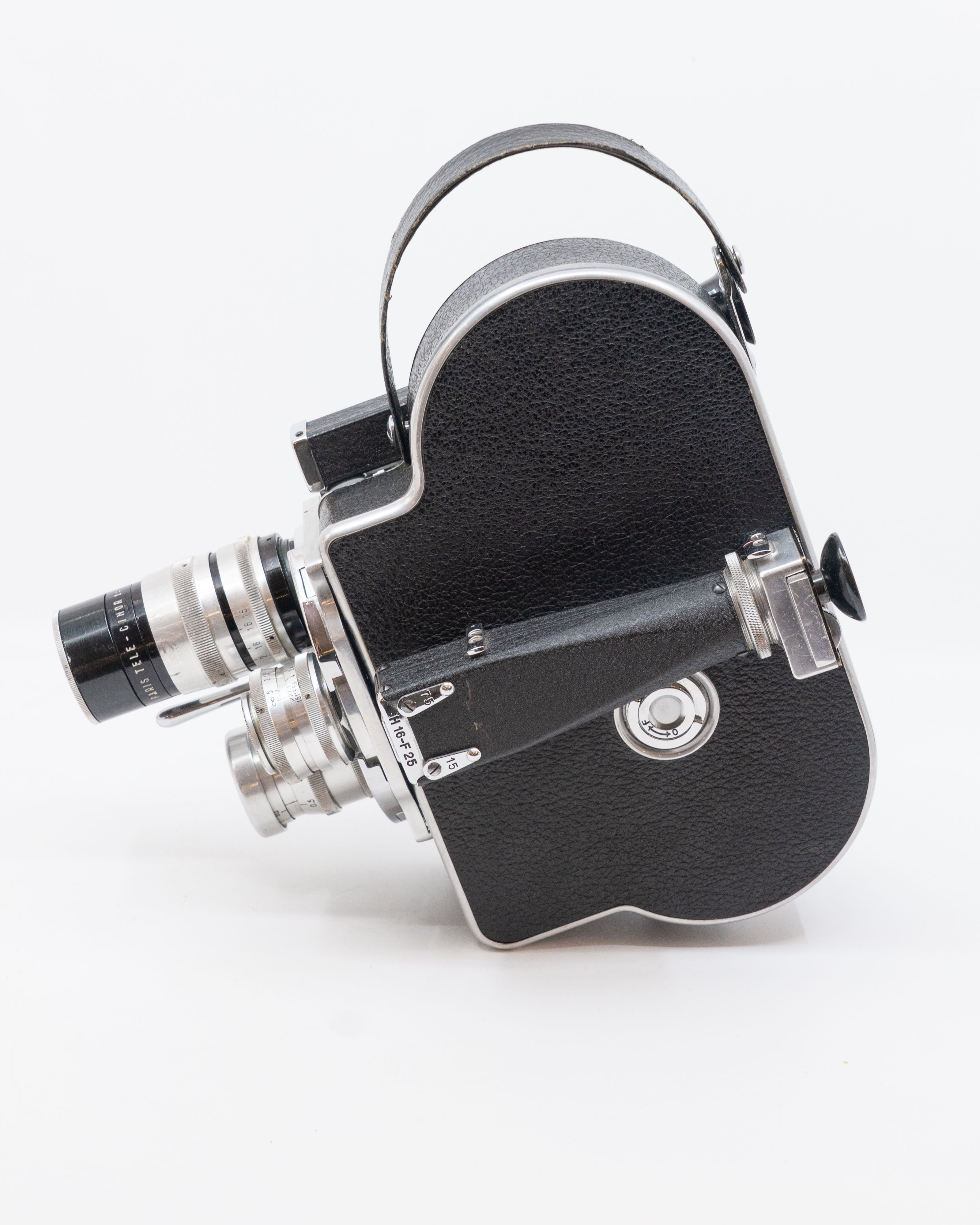 Caméra ciné Paillard Bolex H16 – 4 objectifs dont Angénieux 20–80mm, boîte d’origine