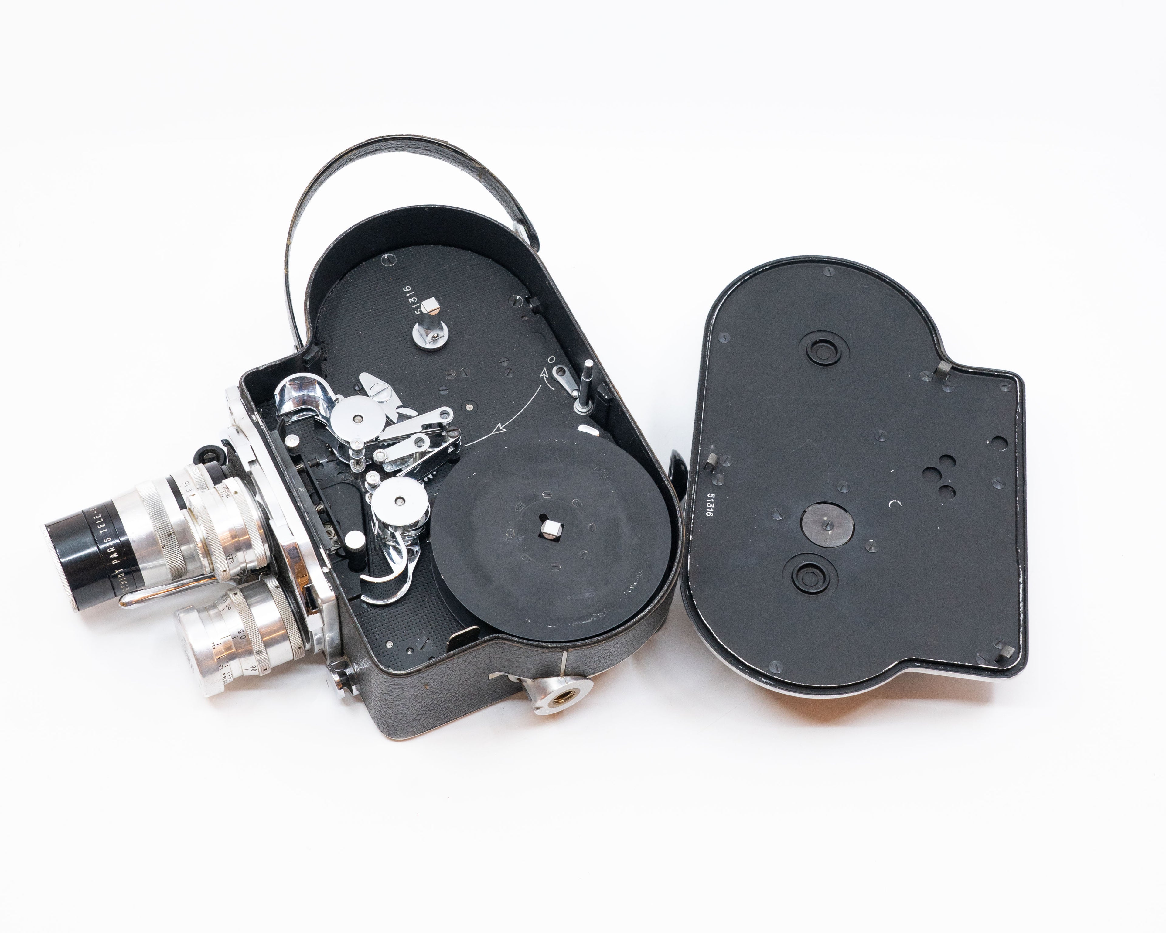 Caméra ciné Paillard Bolex H16 – 4 objectifs dont Angénieux 20–80mm, boîte d’origine