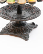 Porte-bobines victorien en fonte – États-Unis, C. 1890
