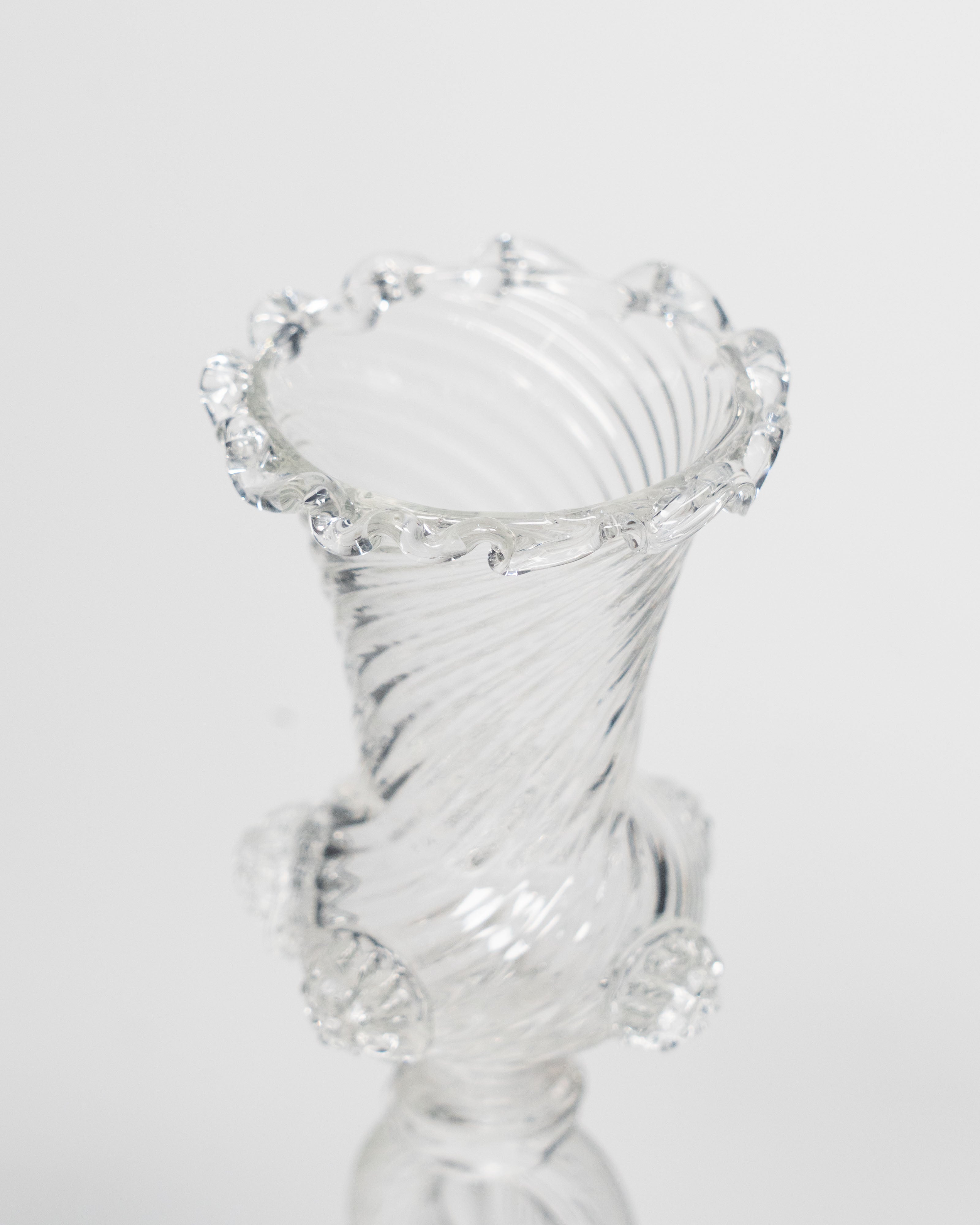 Chandelier cygne en verre soufflé de Murano – C. 1900