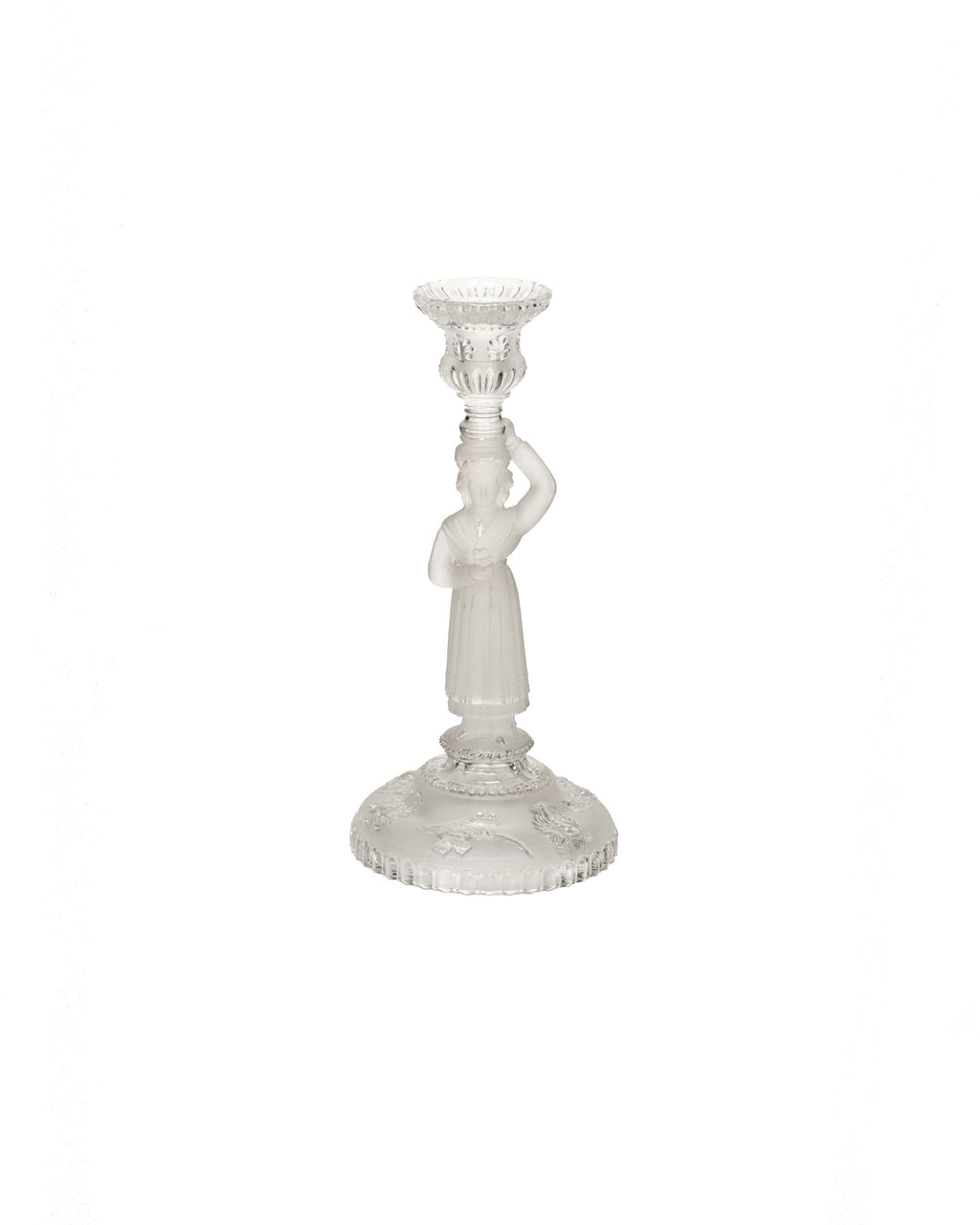 Frosted glass chandelier