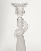 Frosted glass chandelier