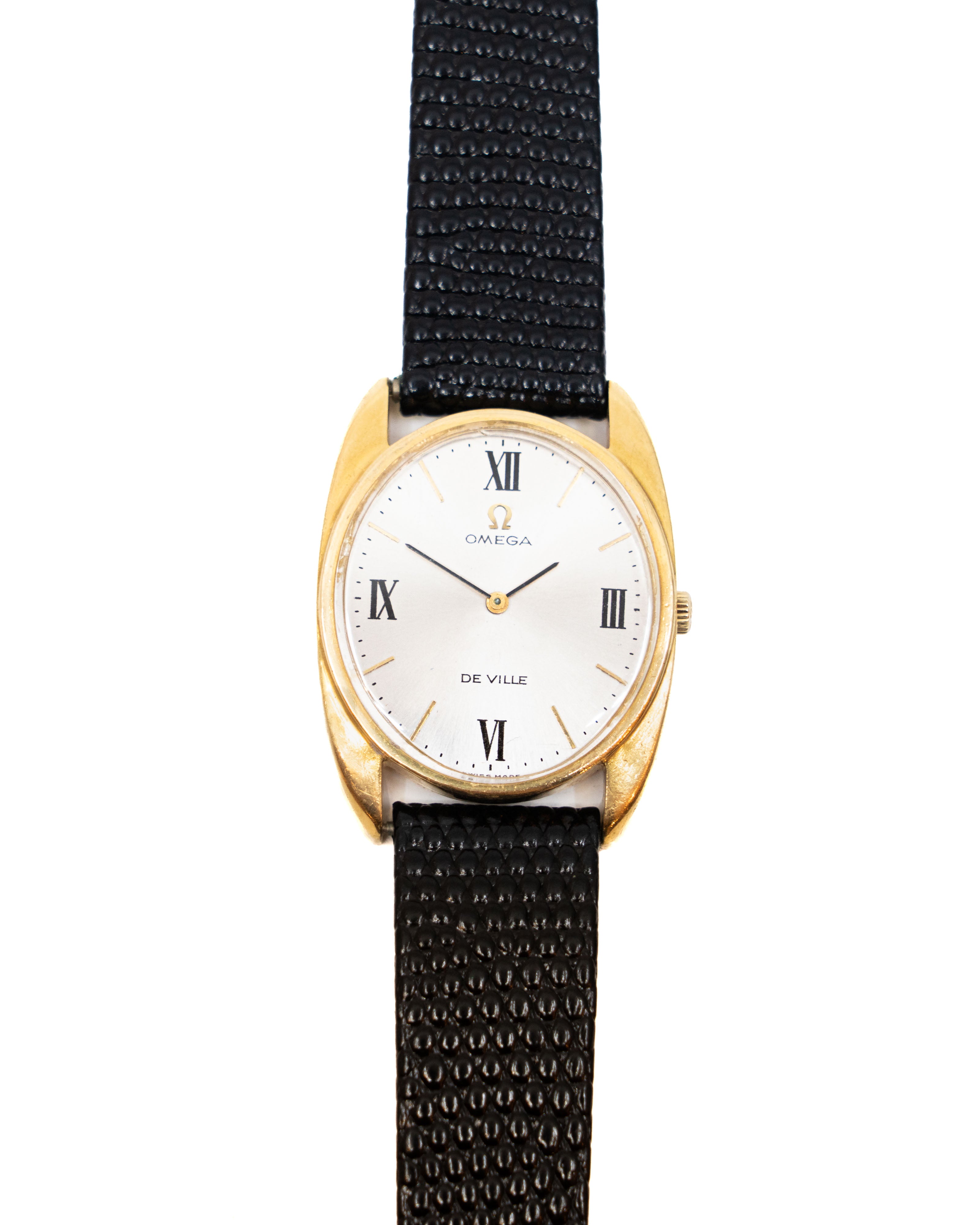 Omega DeVille Ellipse watch, 18k gold – 1966