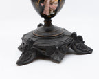 Pair of Egyptian-inspired candleholders by Adolphe Mougin