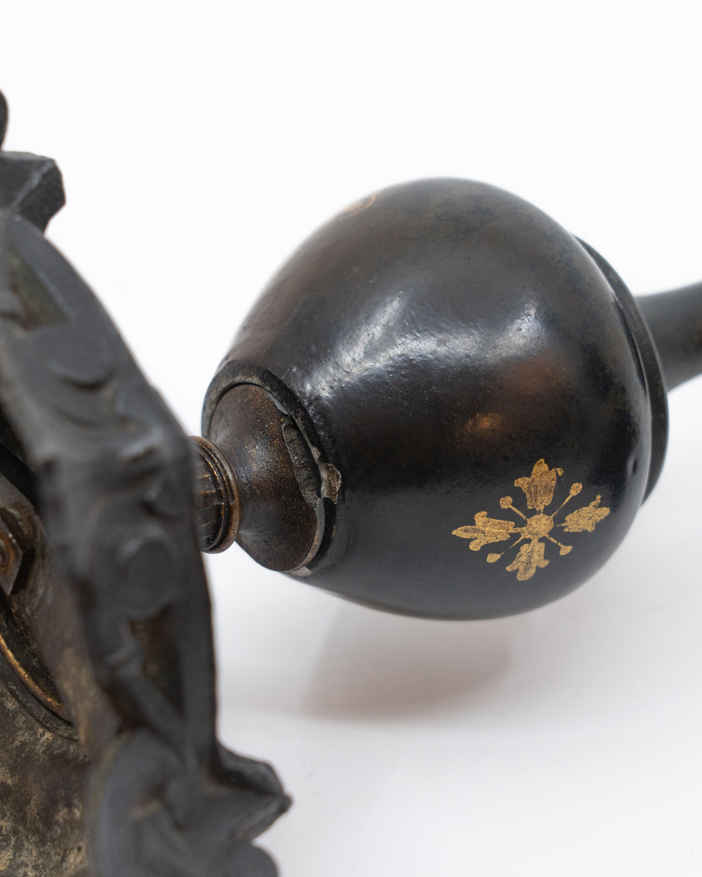 Pair of Egyptian-inspired candleholders by Adolphe Mougin