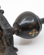 Pair of Egyptian-inspired candleholders by Adolphe Mougin