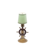 Naval table lamp - bronze and bakelite