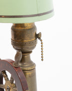 Naval table lamp - bronze and bakelite