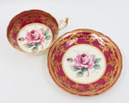 Paragon Double Warrant Floating Rose Collectible Teacup
