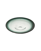 Decorative blown glass plate by Bengt Orup