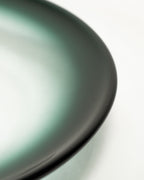 Decorative blown glass plate by Bengt Orup