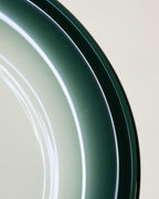 Decorative blown glass plate by Bengt Orup
