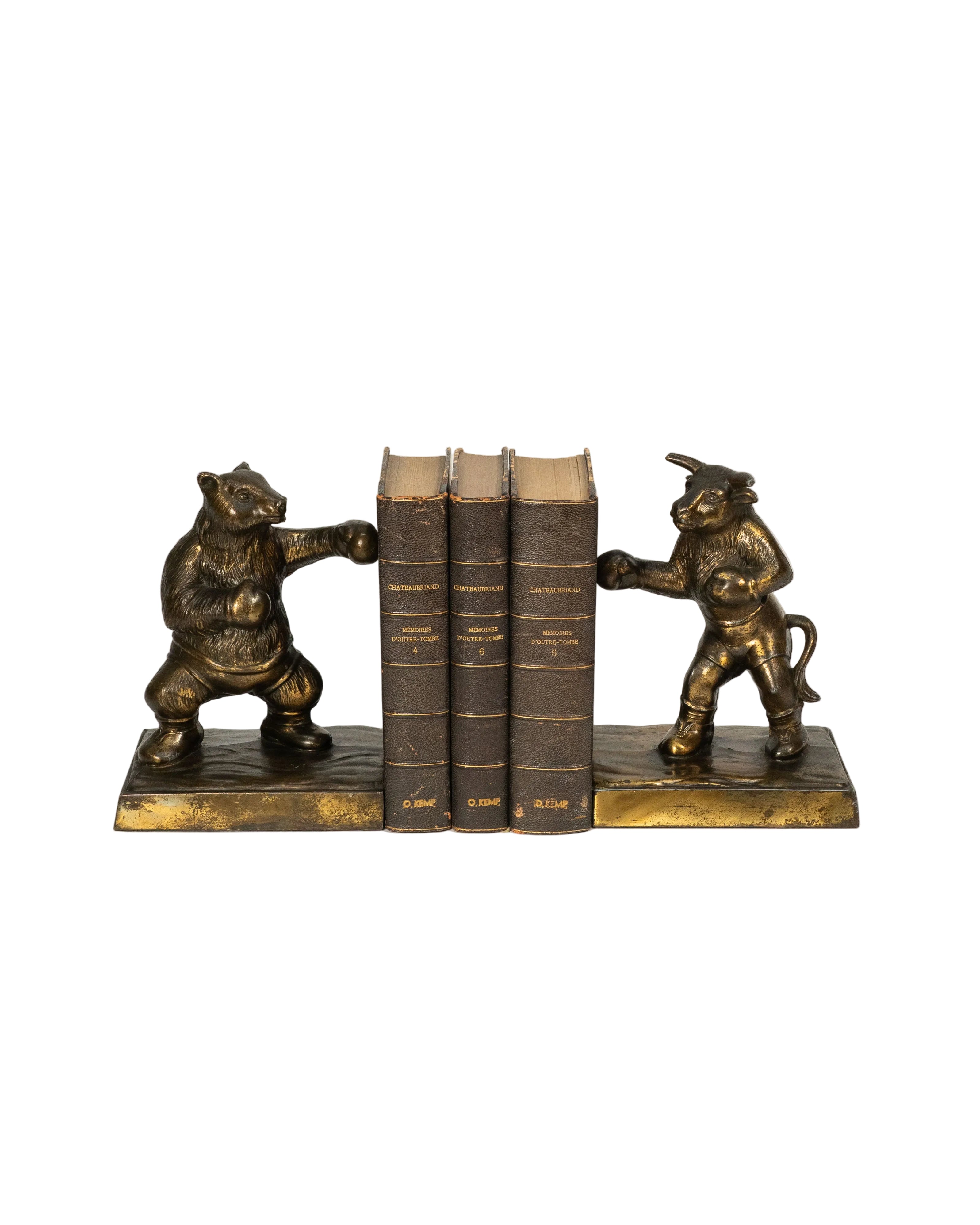 Appuis-livres Bear & Bull - marché bousier