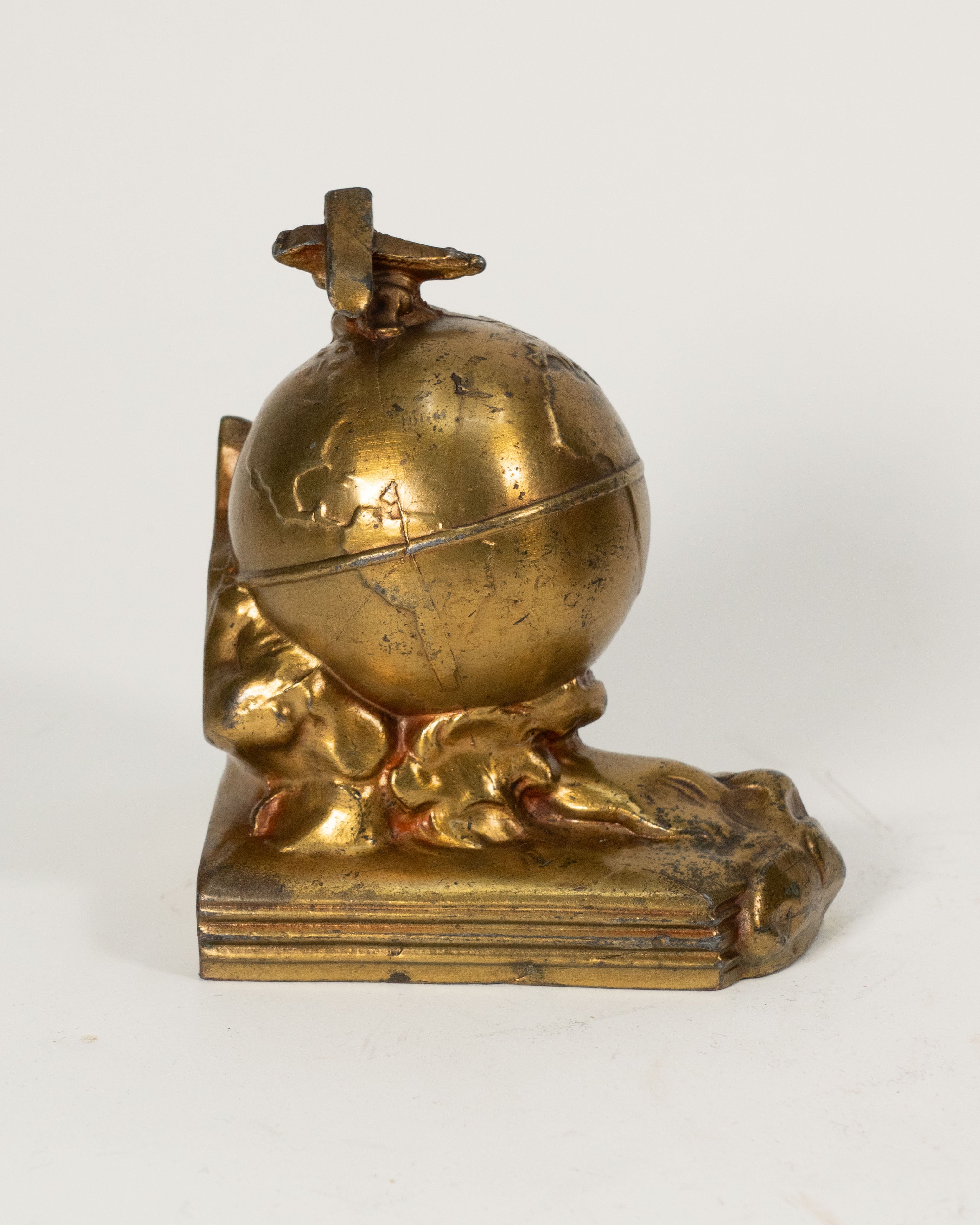 Appui-livres Globe et avion