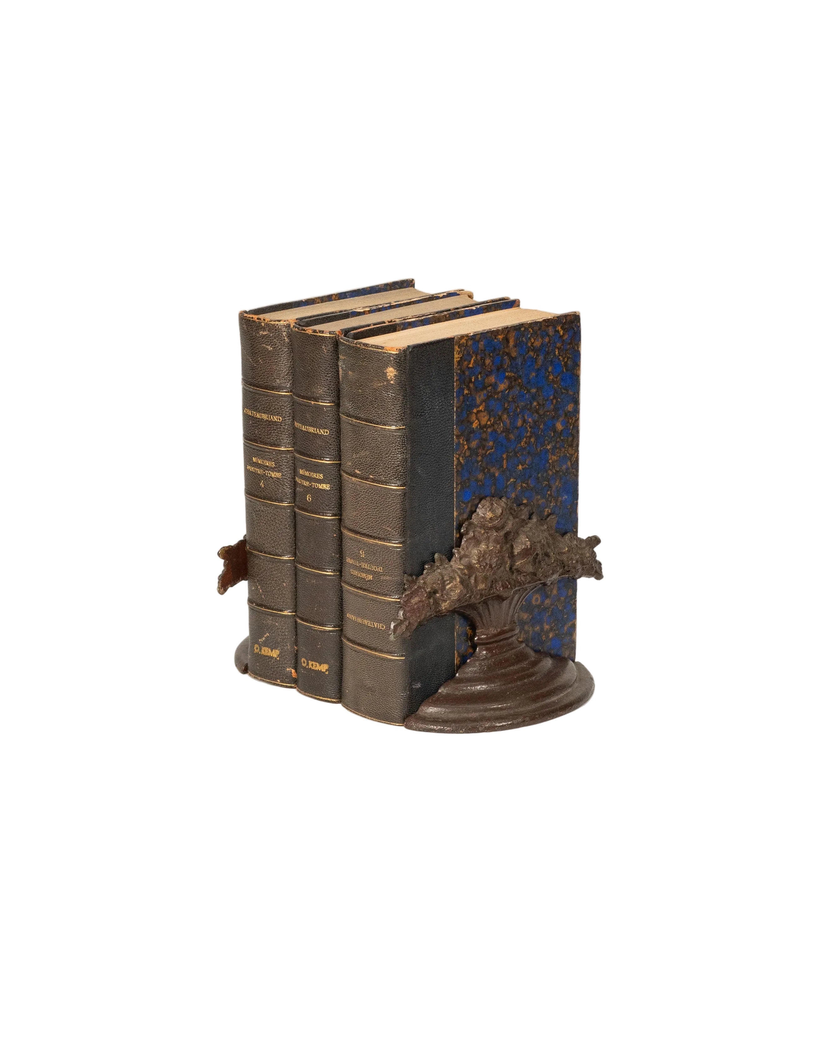 Flower bouquet bookends