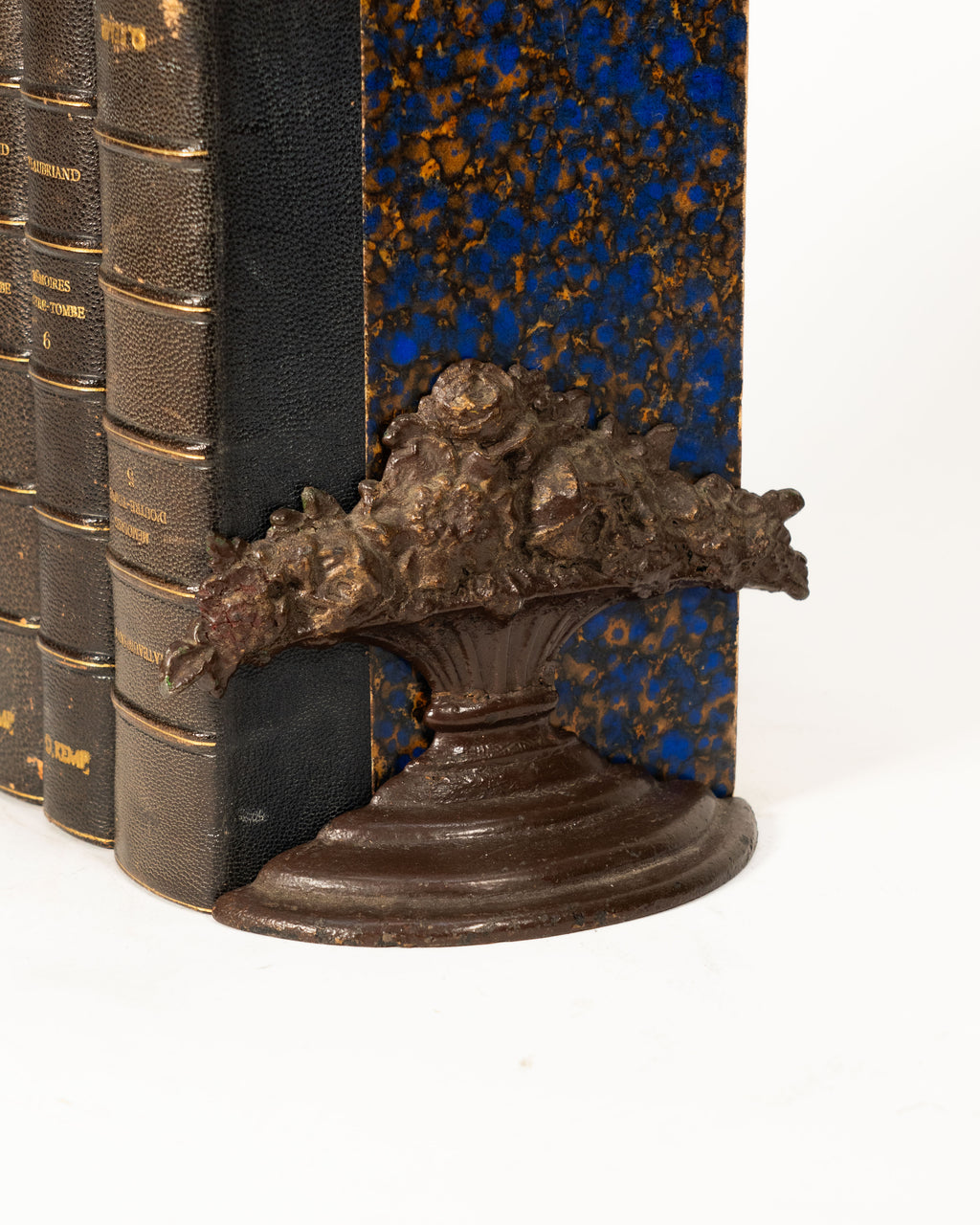 Appuis-livres bouquet de fleurs