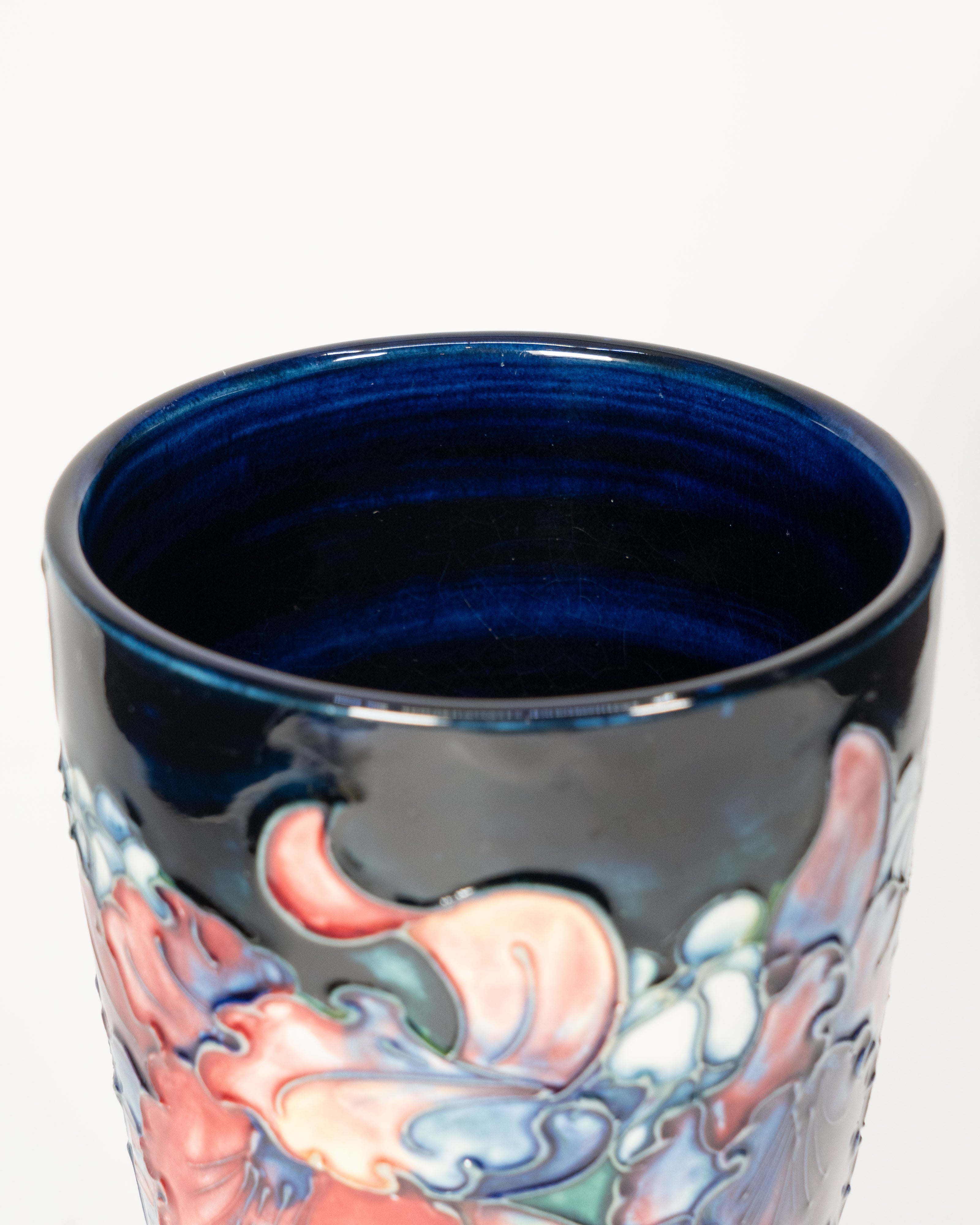 Vase Moorcroft Motif Orchidées