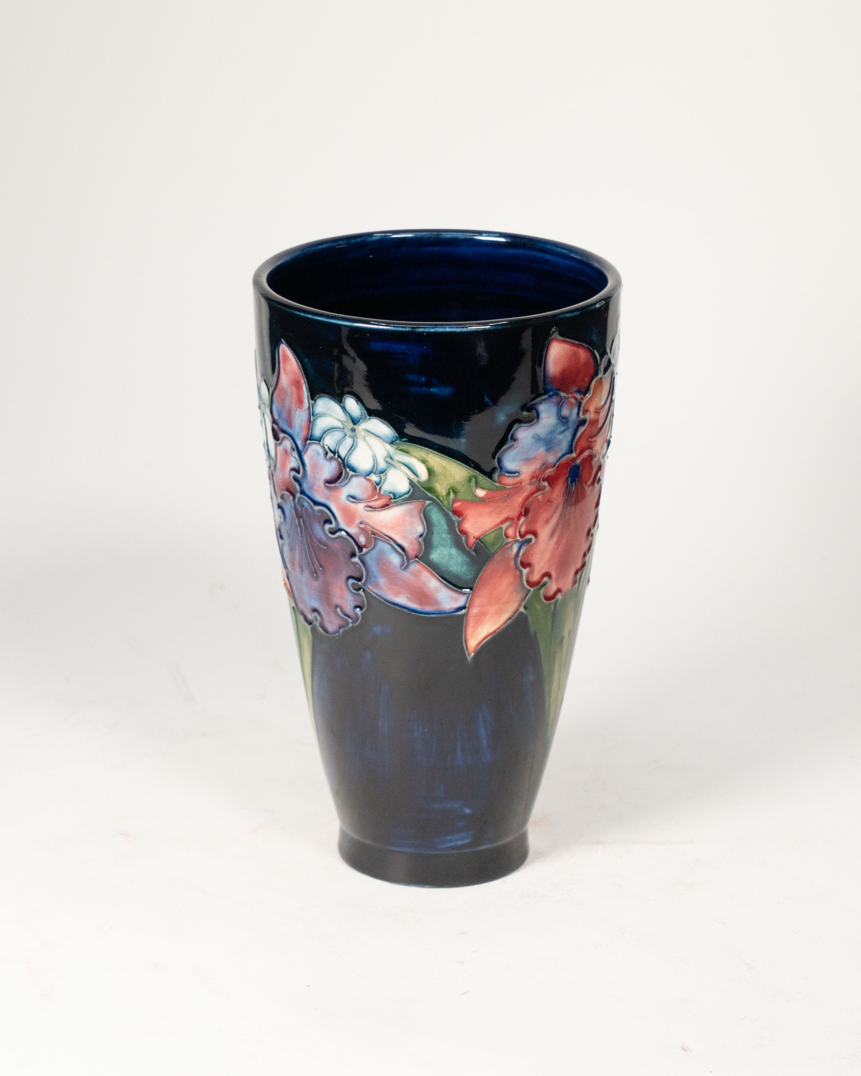 Vase Moorcroft Motif Orchidées