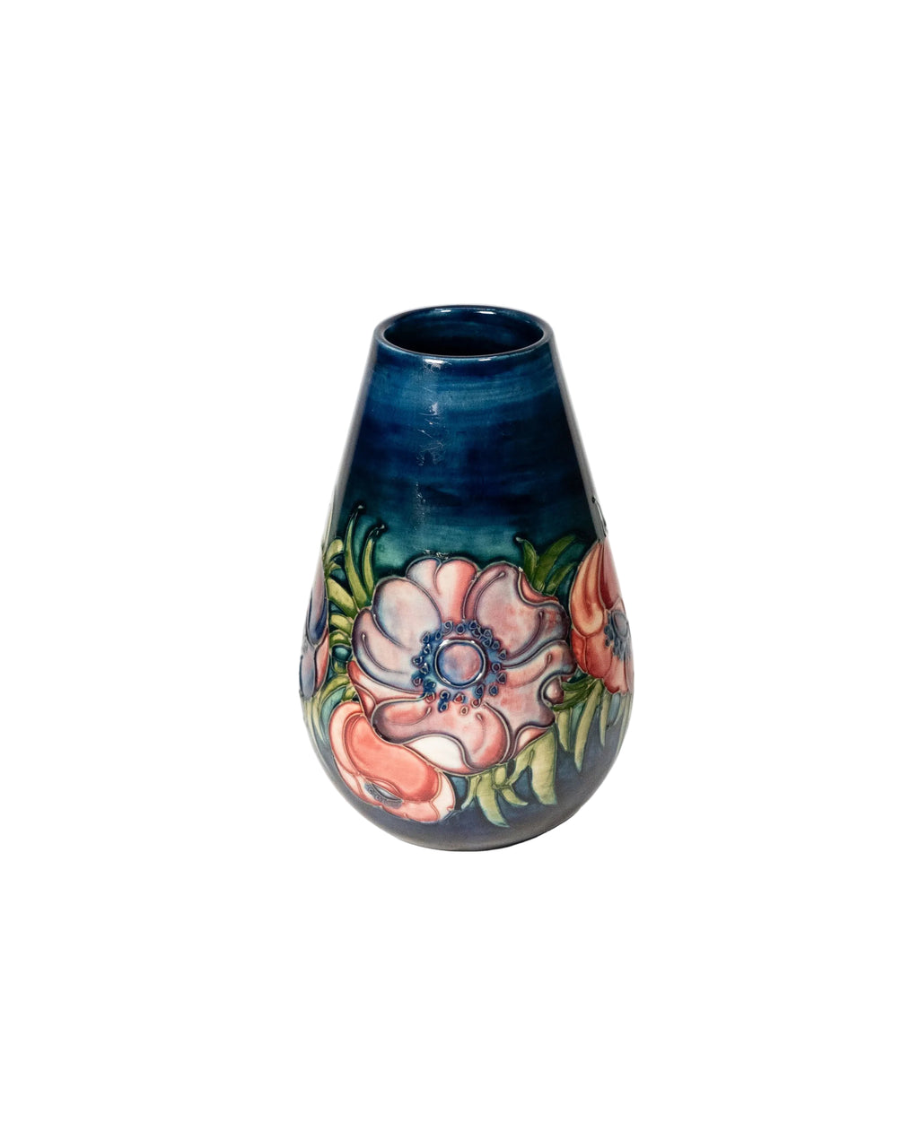 Vase Moorcroft Motif Anémones